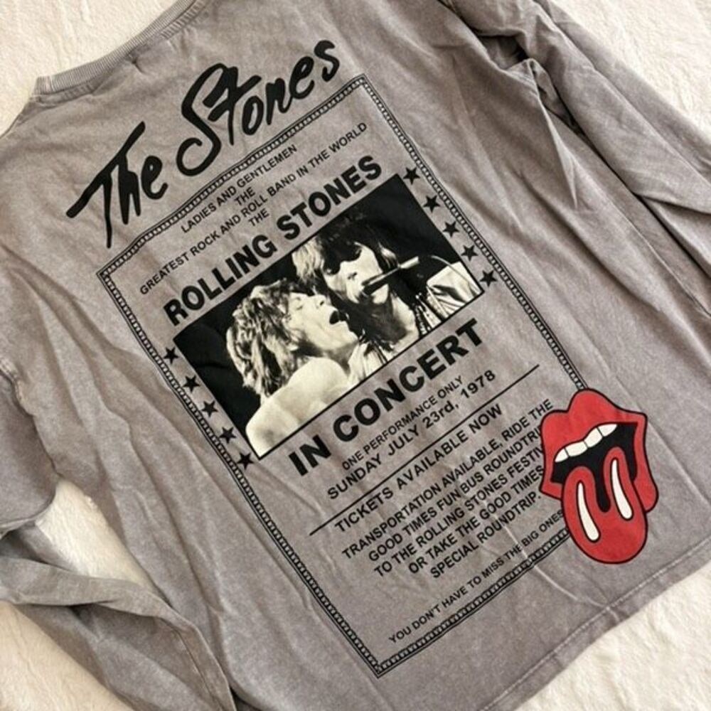 Zara Rolling Stones Shirt Size 13-14